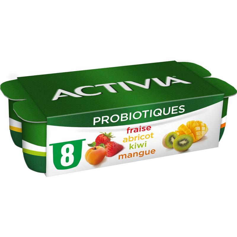 Danone Activia Fruit Yoghurt With Bifidus 8x125g