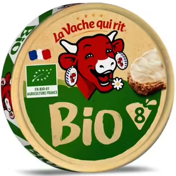 La Vache qui rit Fromage en portions BIO 128g 8 portions