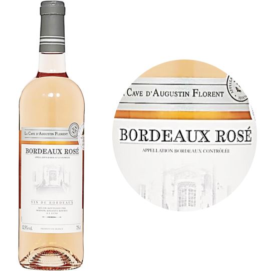 Sélection A. Florent Bordeaux rosé 2021/2020 Bouteille 75cl