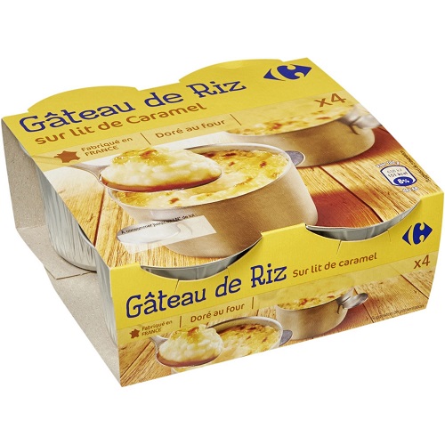 Carrefour Gâteau de riz 4x100g