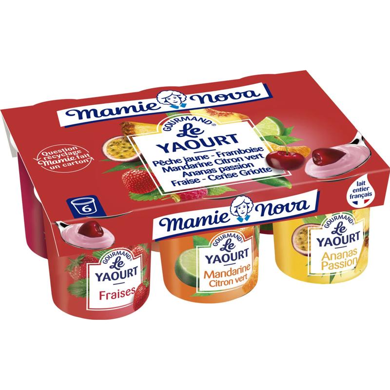 Mamie Nova Mixed Gourmet Fruits Yoghurt 6x150g