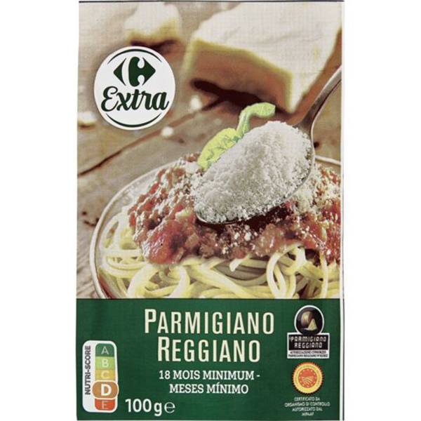 Carrefour Parmigiano reggiano AOP râpé 100g