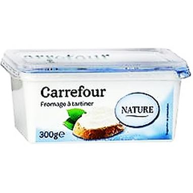 Carrefour Fromage à tartiner nature 300g