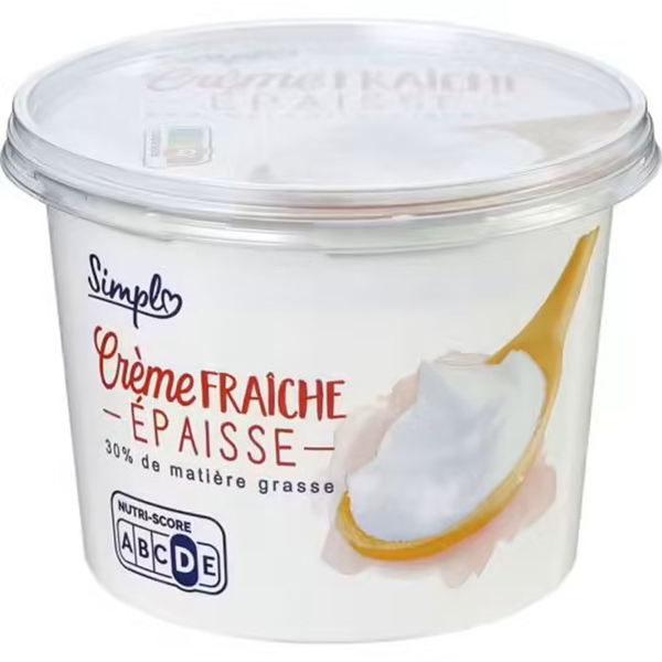 Carrefour Crème fraîche épaisse 30% Mat.Gr. 50cl