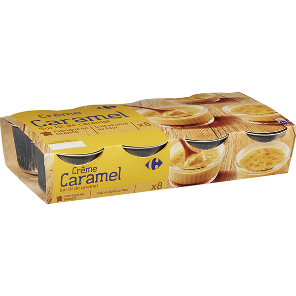 Carrefour Crème caramel 8x100g