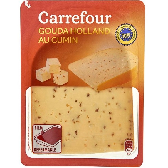 Carrefour Gouda Holland au cumin IGP 290g