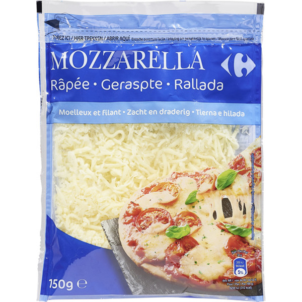Carrefour Mozzarella râpée 150g
