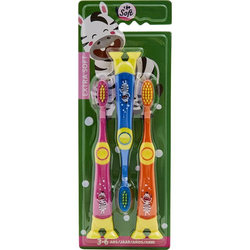 Carrefour Tom And Jerry Kids Toothbrush - Soft 3pcs