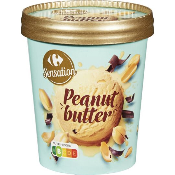Carrefour Glace peanut butter 300g
