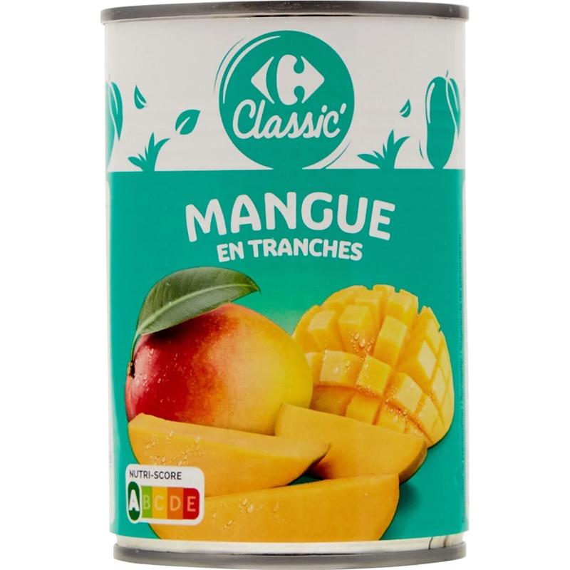 Carrefour Sliced Mango 425g