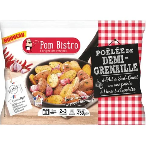 Pom Bistro Pan-Fried Potato Halves with Espelette pepper 450g