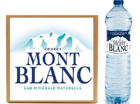 Mont Blanc Eau minérale naturelle La véritable eau du Mont-Blanc 12x1.5l